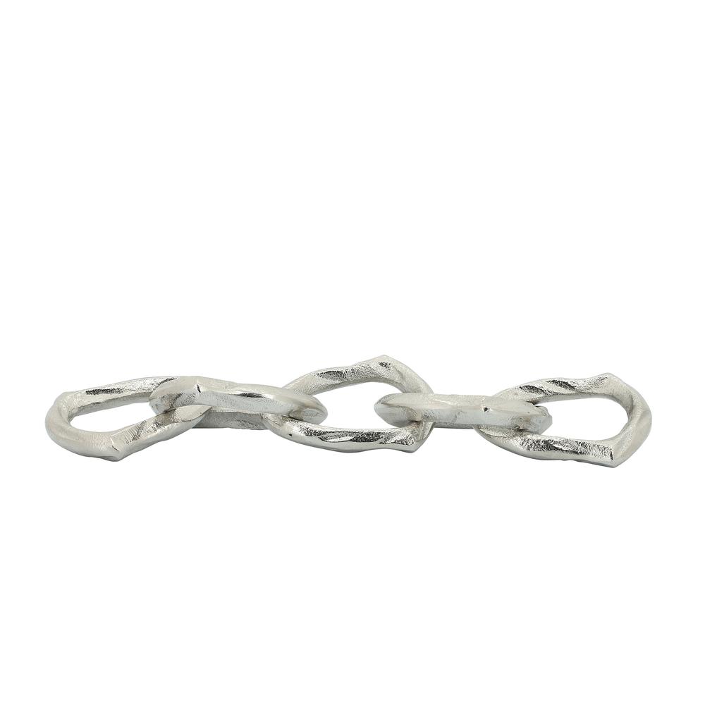 Metal 15" Chain Links, Silver. Picture 1