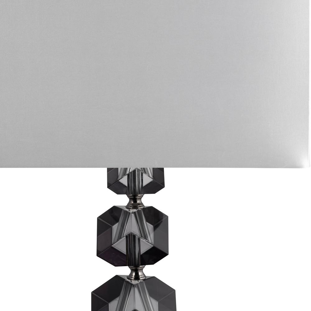 Crystal, 23" Geo Table Lamp, Black. Picture 7