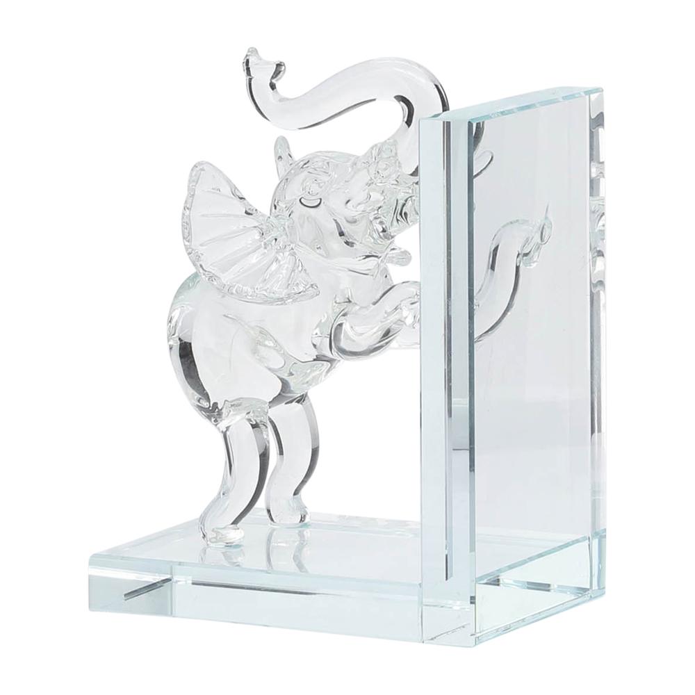 Crystal, S/2 5"h Elephant Bookends. Picture 7