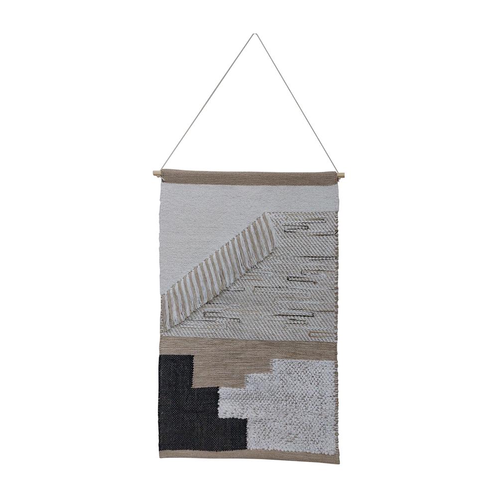 36" Diagonal Fringe Wall Hanging. Picture 1