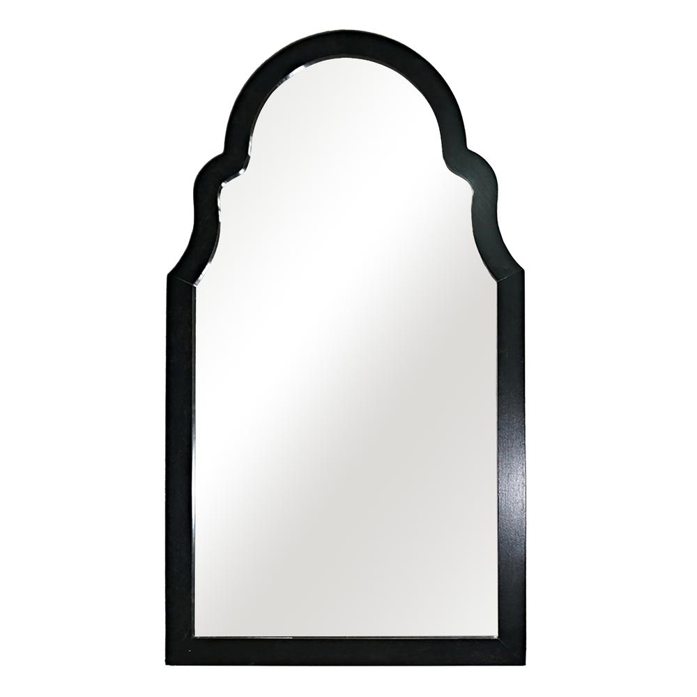 26x47 Arched Mirror, Black. Picture 1