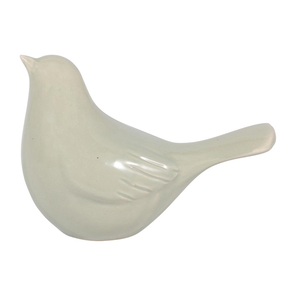 Cer, 5" Side View Bird, Green. Picture 1