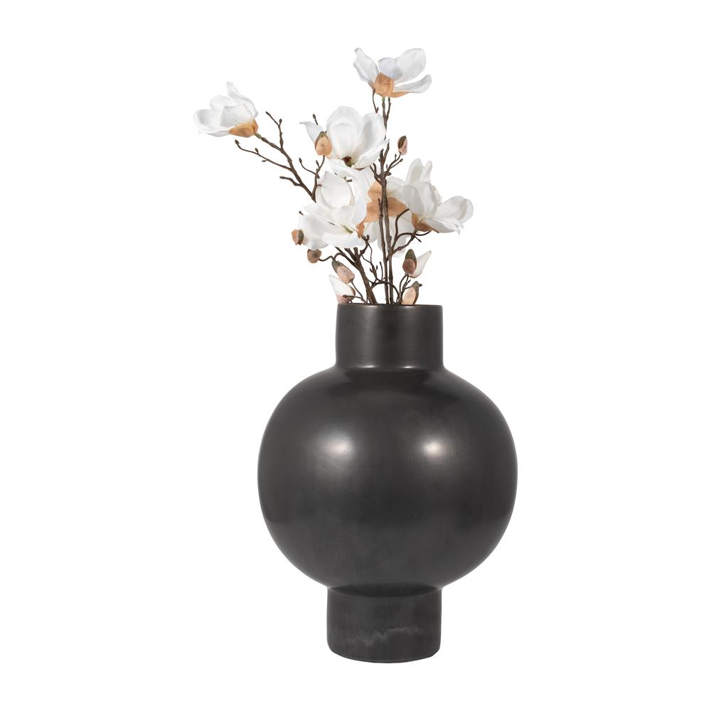 Cer, 18"h Bubble Vase, Gray. Picture 2