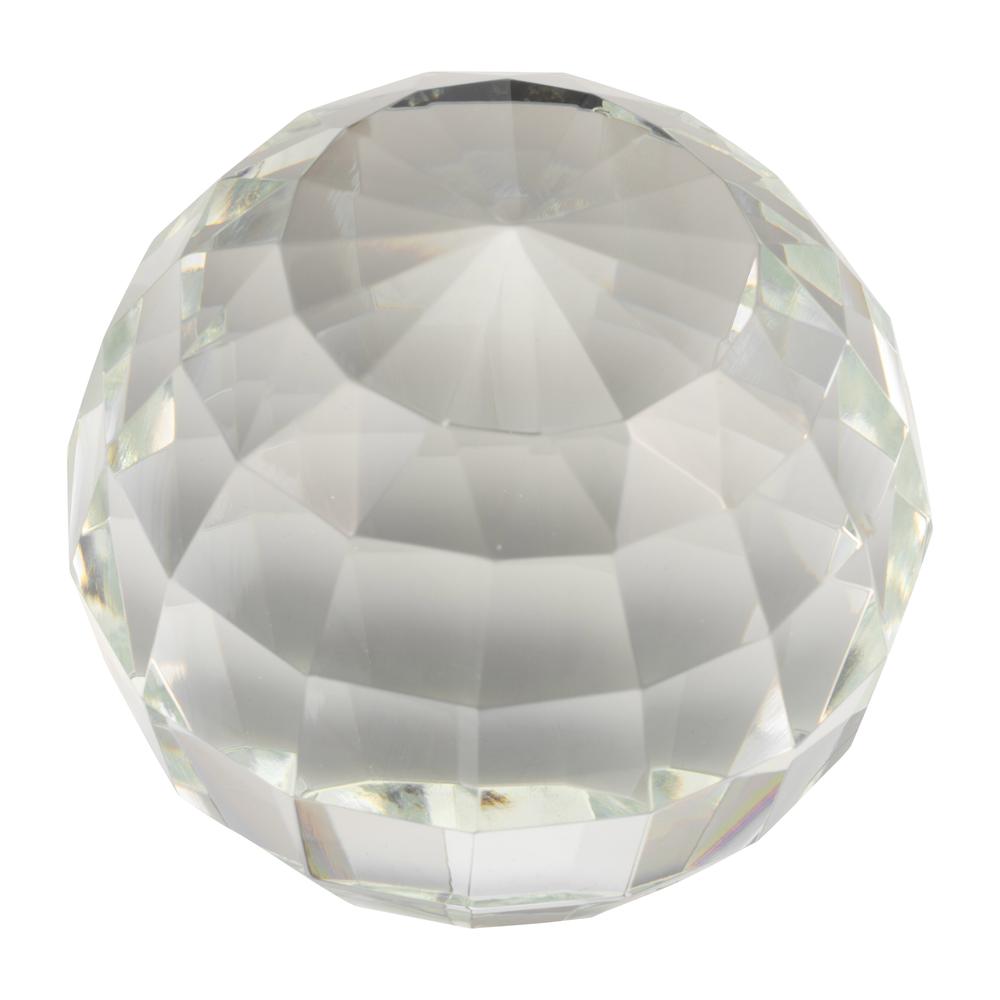 Crystal 3" Orb, Clear. Picture 4
