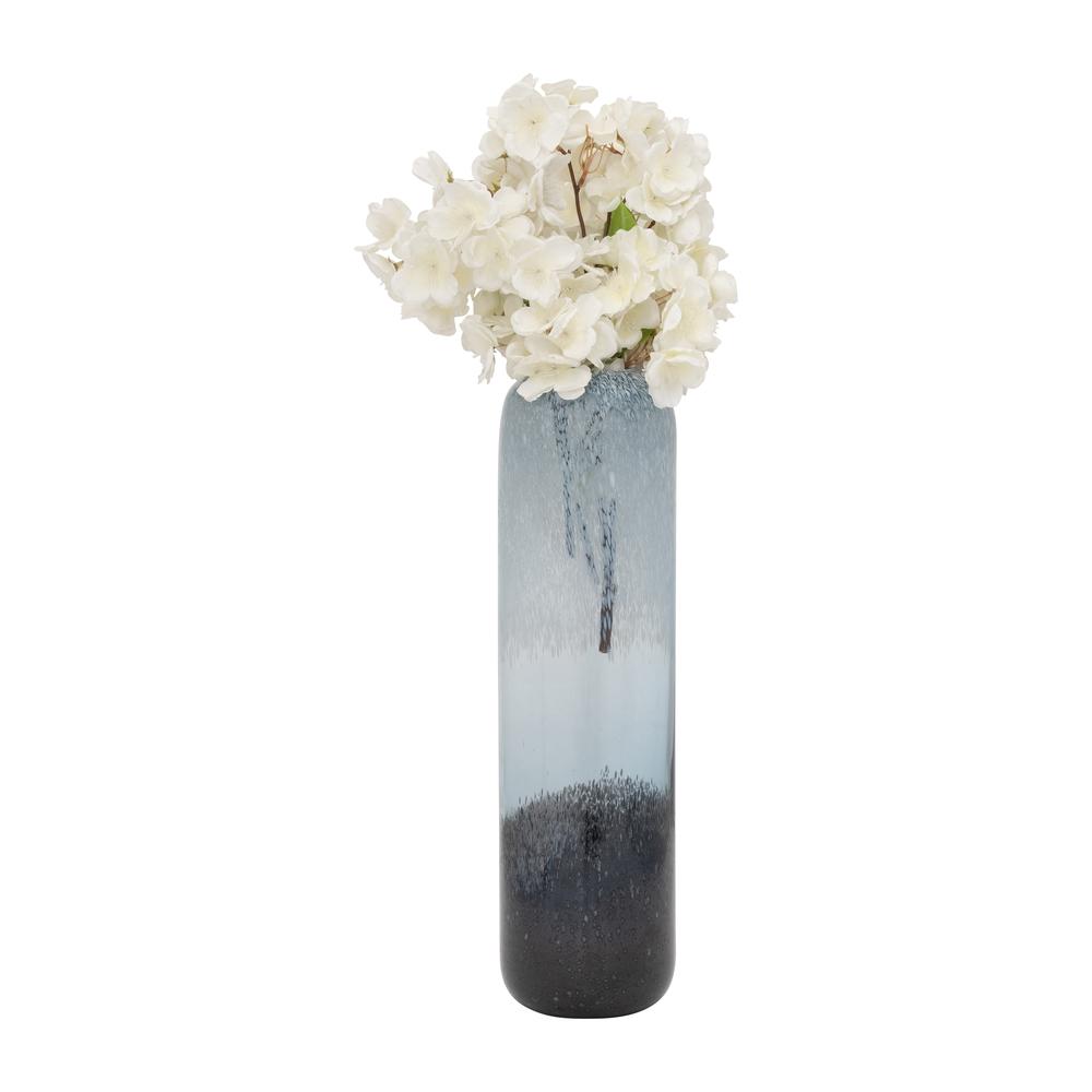 Glass, 17" Ombre Vase, Multi. Picture 3