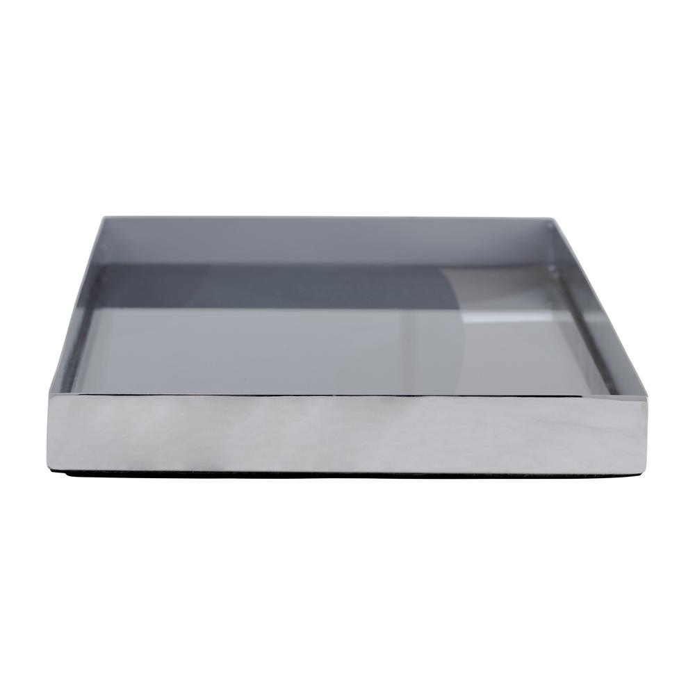 S/2 16/20"l, Metal/glass Tray, Nickel/multi. Picture 8