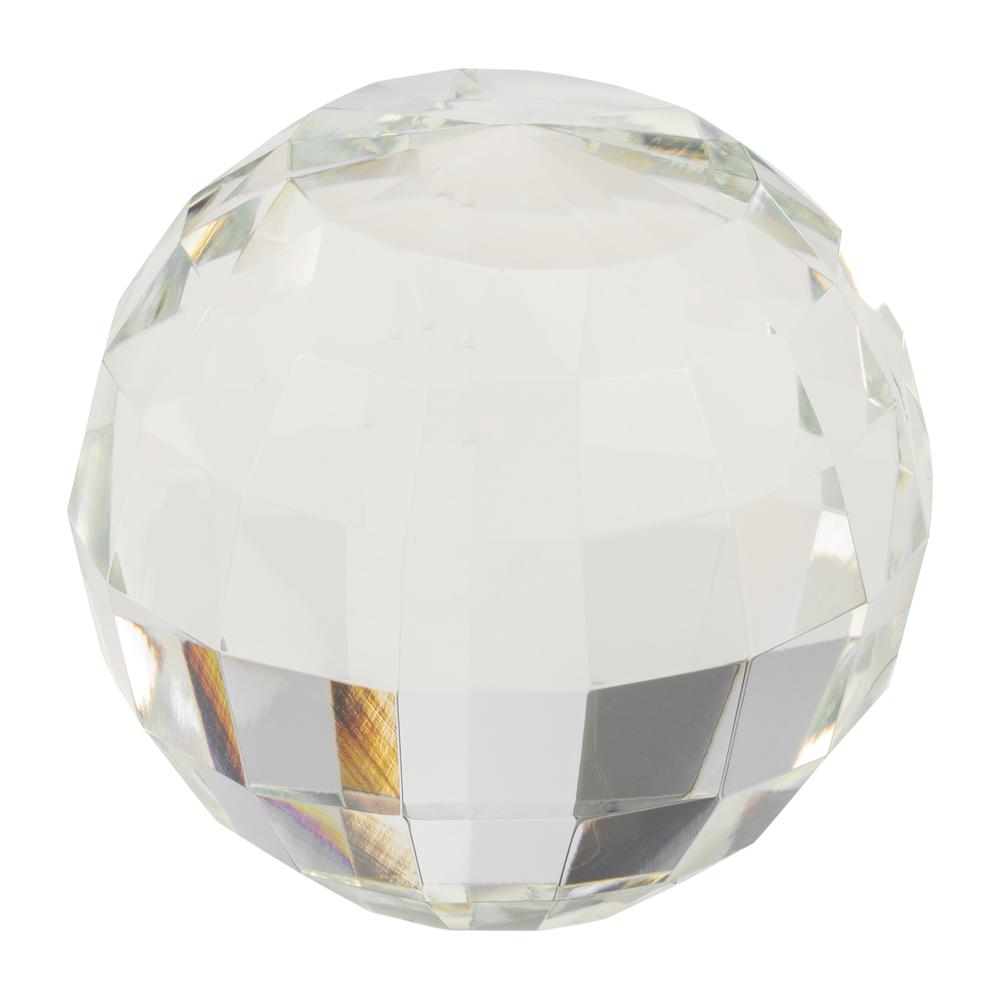 Crystal 3" Orb, Clear. Picture 2