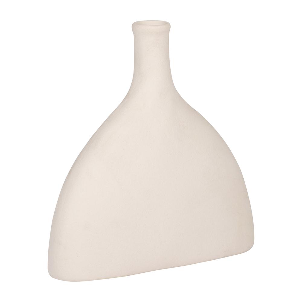 Cer, 7" Half Dome Vase, Cotton. Picture 2