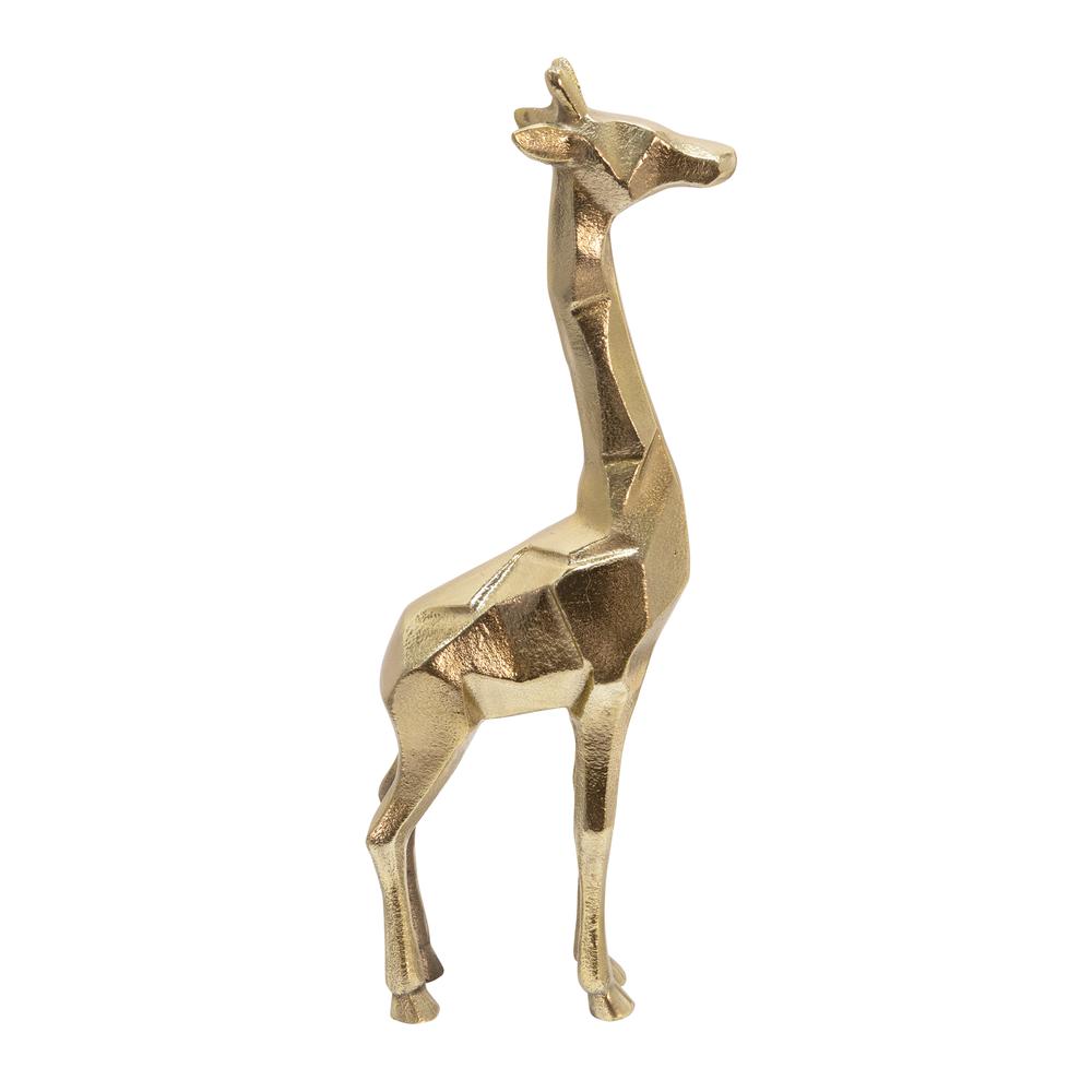 Aluminum 15" Giraffe Decor, Gold. Picture 5