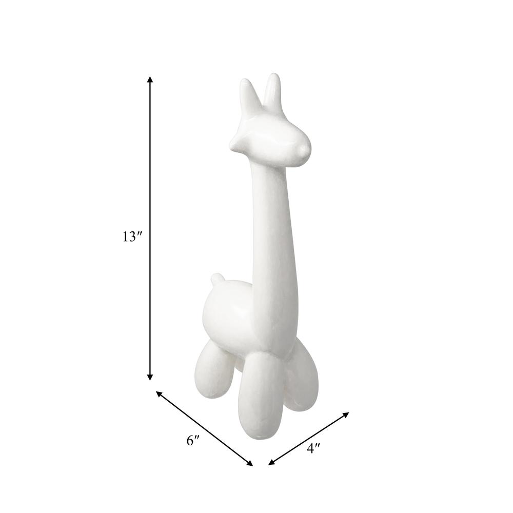 White Giraffe Balloon Animal. Picture 5
