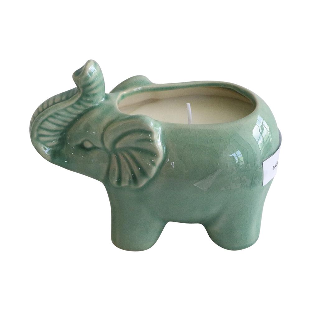 S/4 7" Elephant Citro Candle By Liv & Skye, 8oz. Picture 2