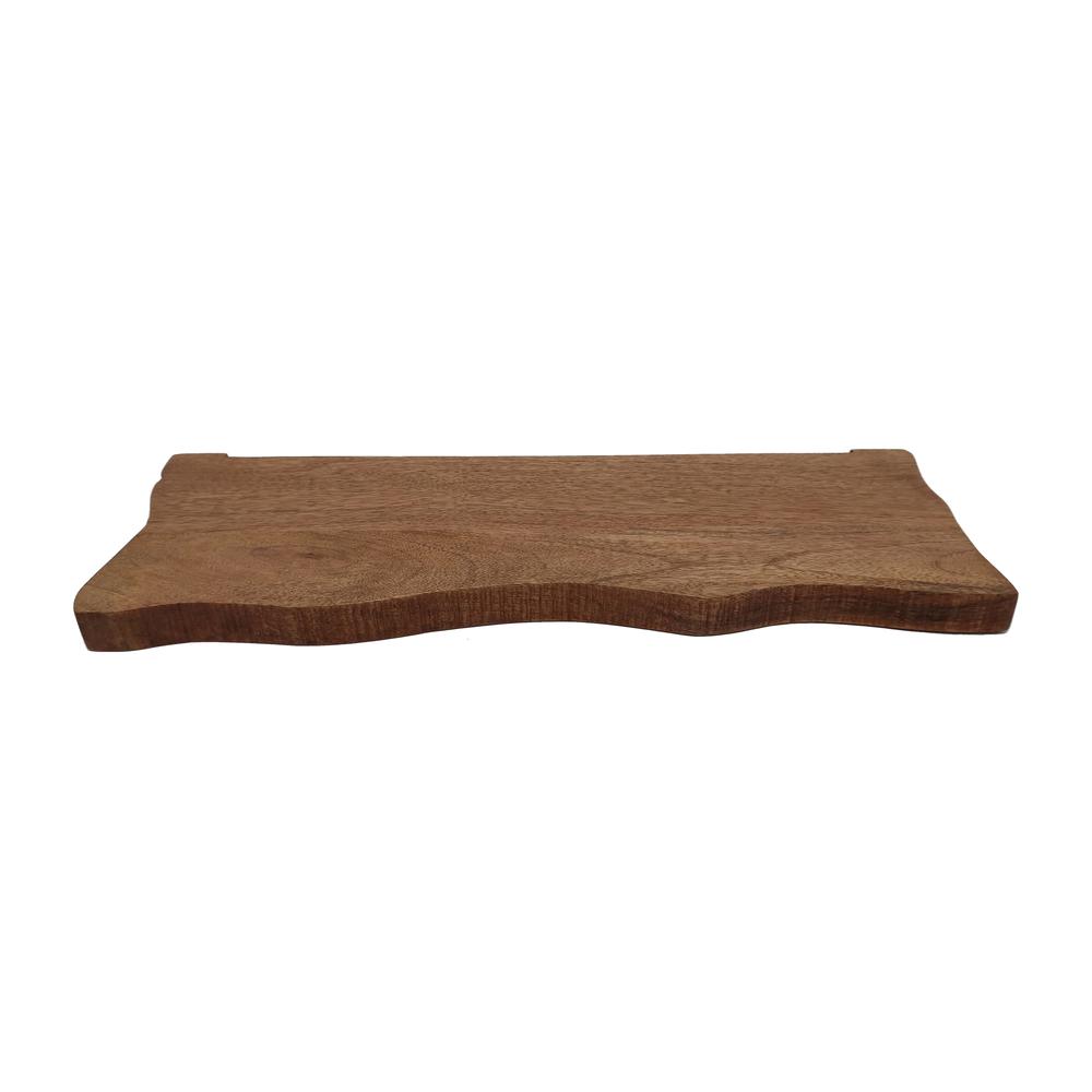 S/3 Mango Wood Floating Shelves, Brown. Picture 2