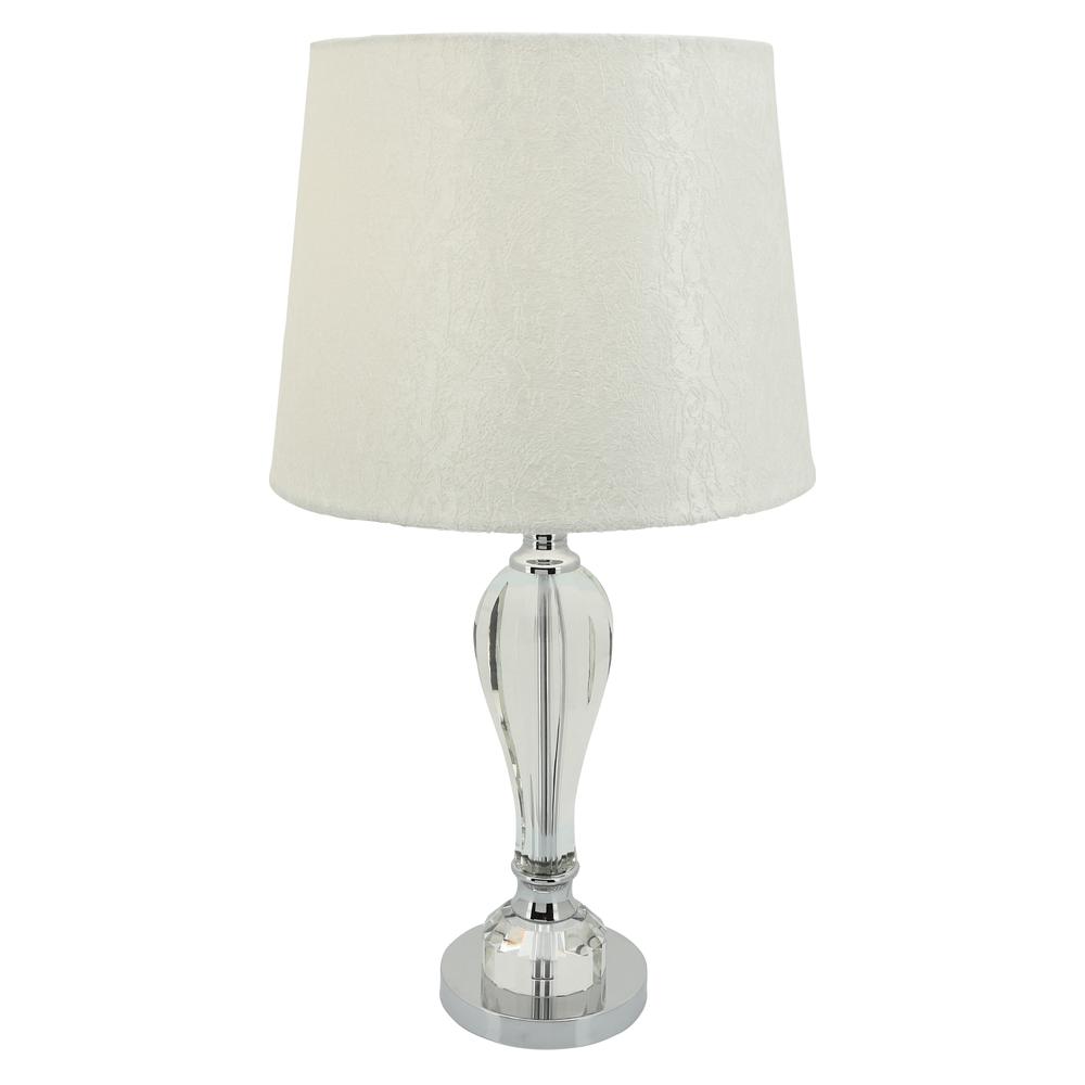 Crystal 23.75" Bulb Table Lamp, Clear. Picture 2