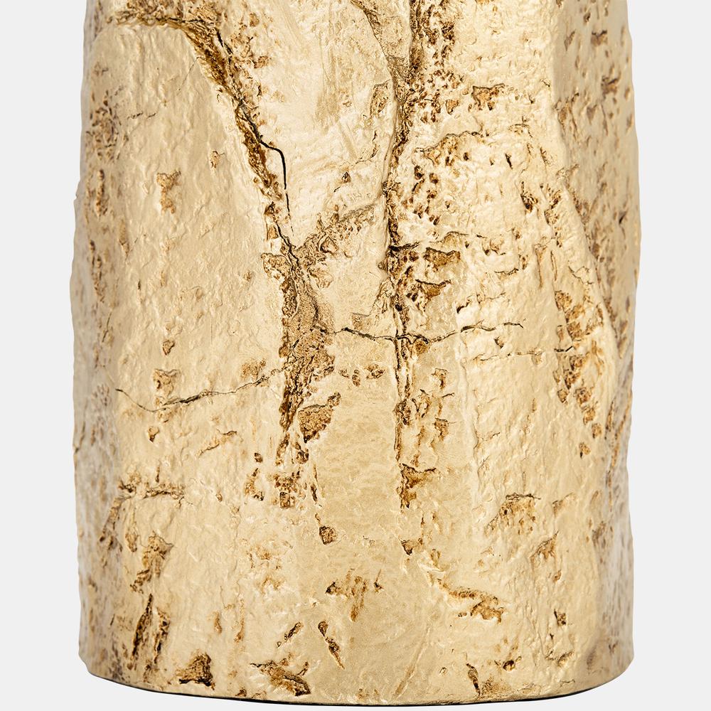 Resin 21" Textured Table Lamp, Gold. Picture 3