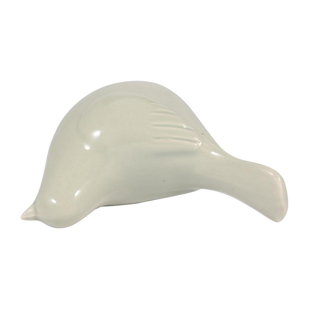 Cer, 5" Side View Bird, Green. Picture 6