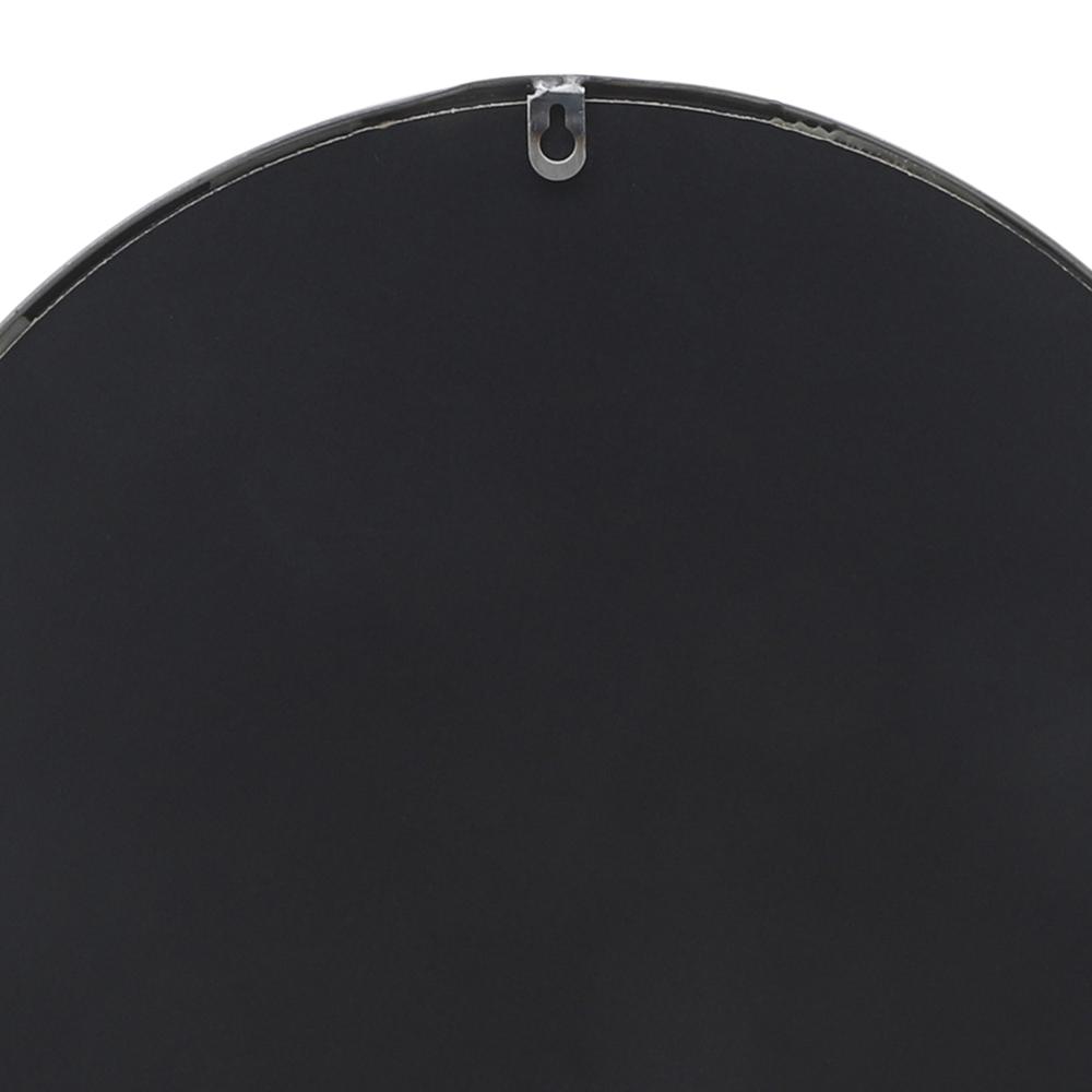 Metal, 24"h, Mirror With Man Deco, Black. Picture 5