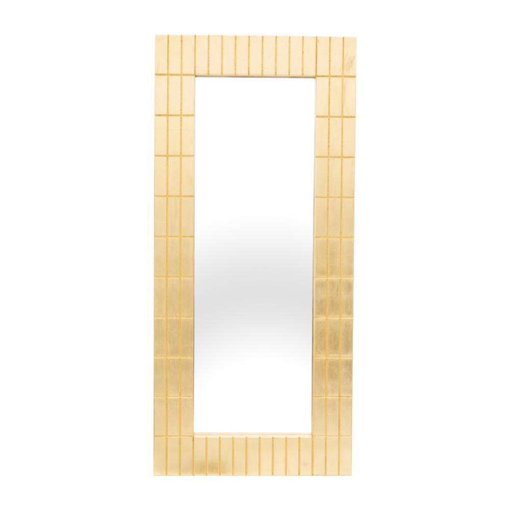 39x87, Gold Bars Rectangular Mirror. Picture 1