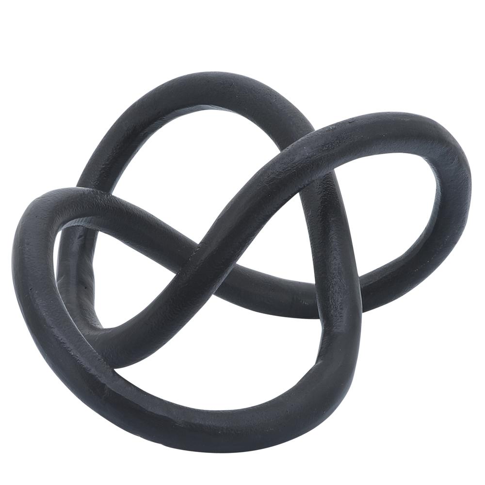 Metal 9" Knot, Black. Picture 3