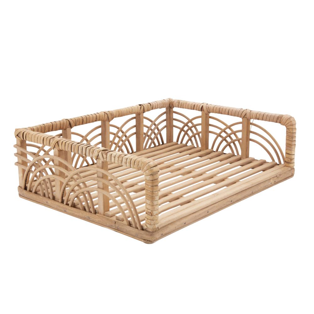 Woven 12x9 Document Tray, Natural. Picture 1