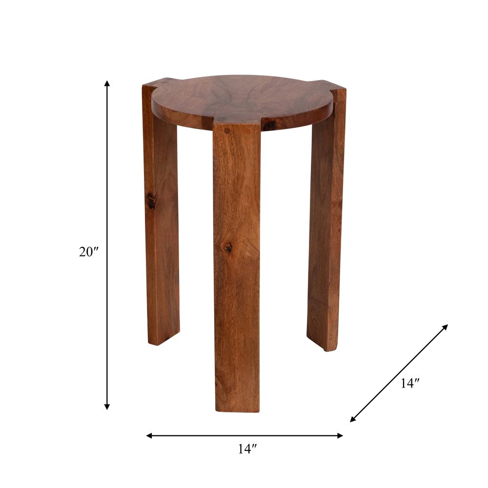 Wood, S/4 14x20 Accents Tables, Brown. Picture 9