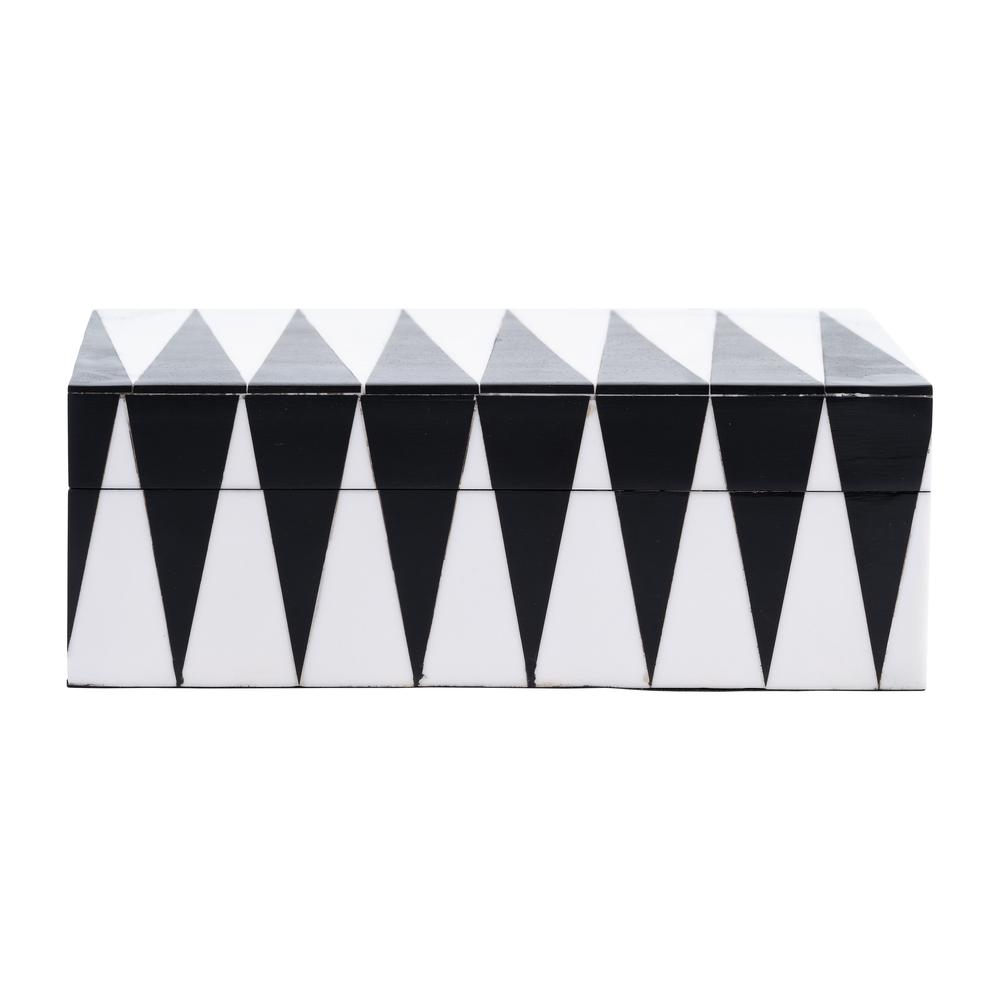 Resin,s/3 6/7/9",sharp Lines Rec Boxes,black/white. Picture 3