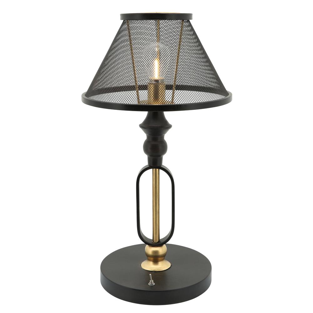 Industrial Led Table Lamp W/shade. Picture 2