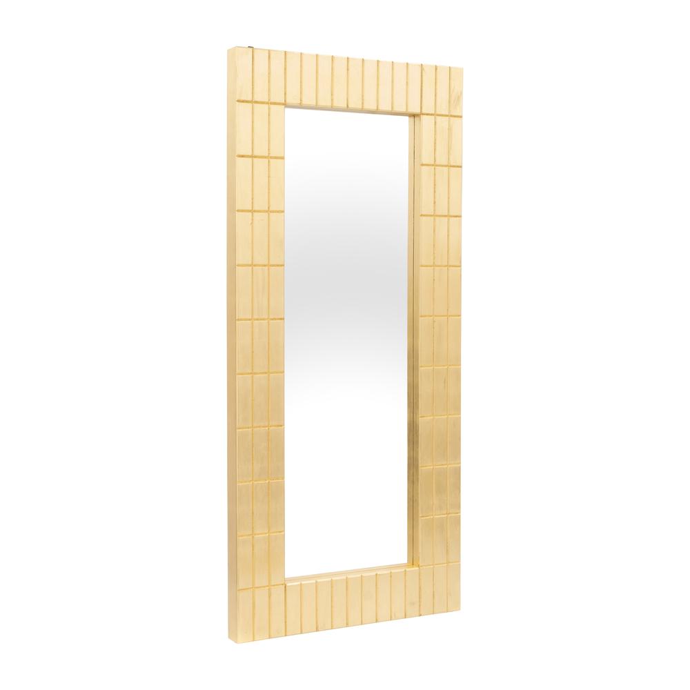 39x87, Gold Bars Rectangular Mirror. Picture 2