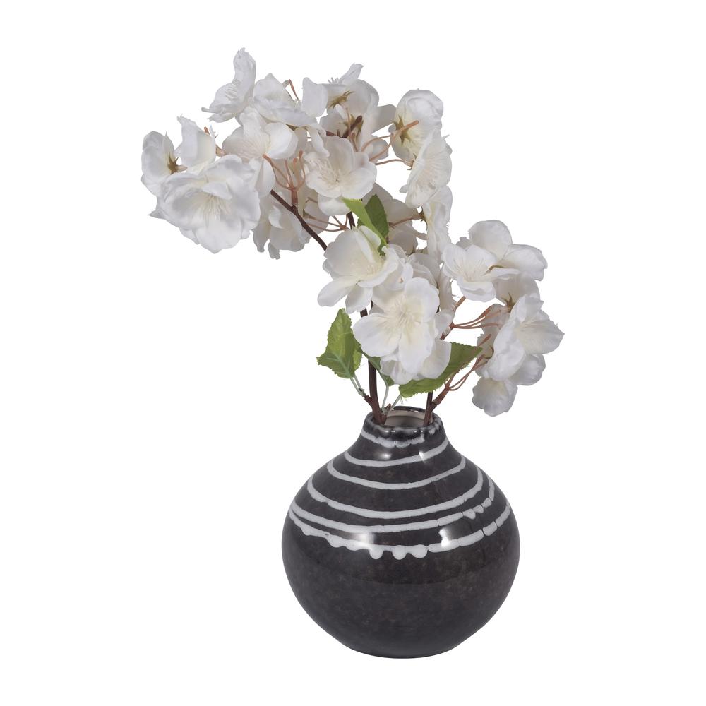 Cer, 5" Primeval Vase, Black. Picture 3