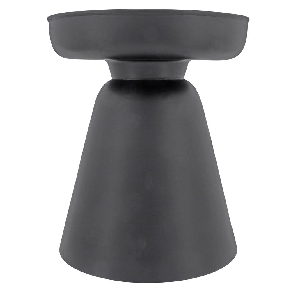 Wood, 19" Side Table, Black. Picture 3