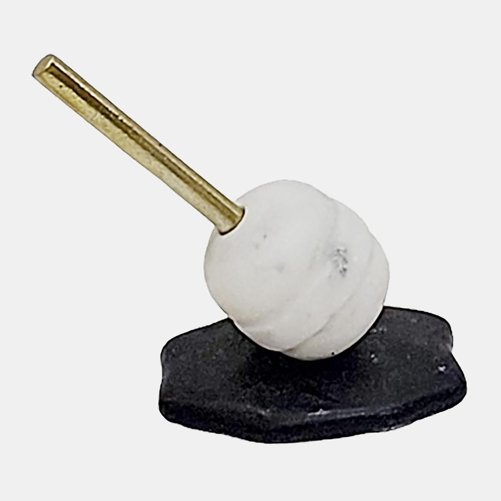 Marble, 6" Melted Lollipop, Multi. The main picture.