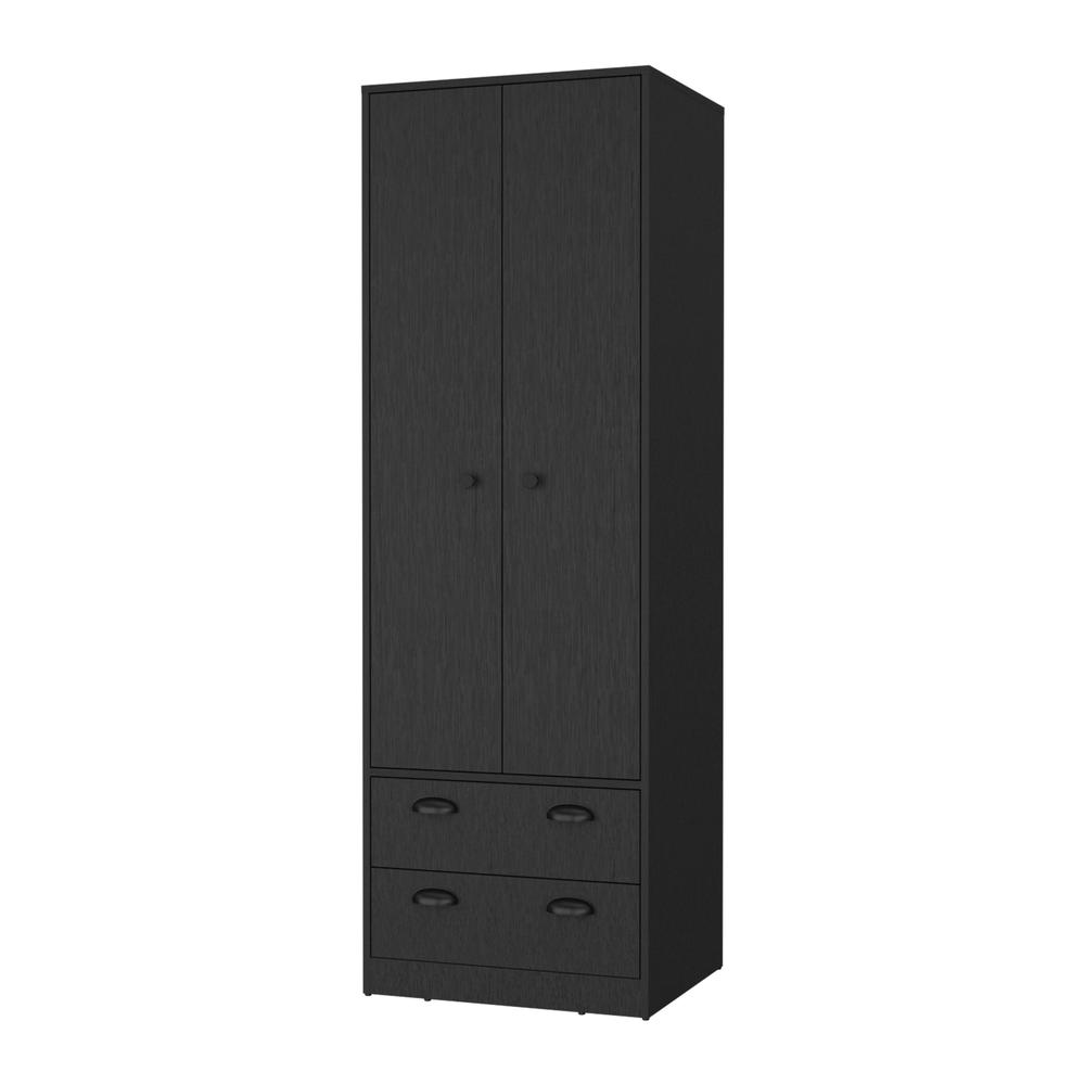 Denton Armoire with 2-Drawers and Hanging Rod. Picture 1