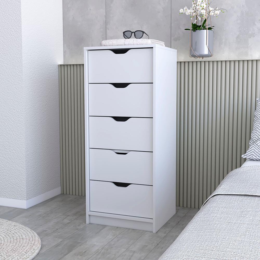Dillon 5 Narrow Drawer Dresser. Picture 4