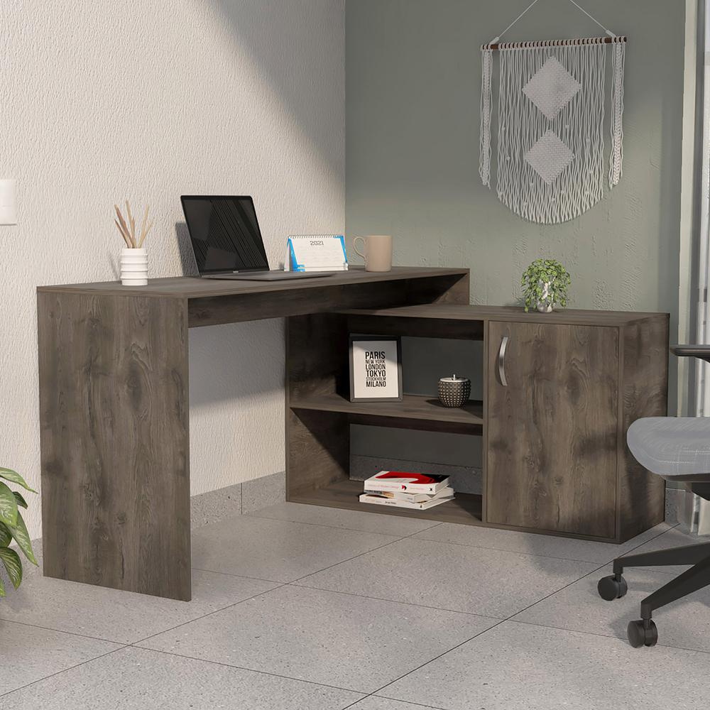Dallas L-Shaped Home Office Desk. Picture 4