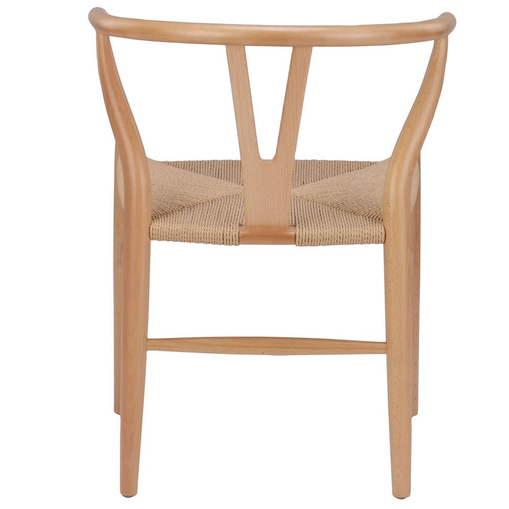 Wishbone Wood Chair Natural - Set of 2. Picture 2