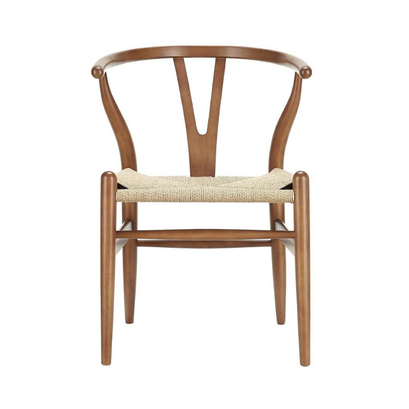 Wishbone Wood Chair Walnut - Set of 2. Picture 1