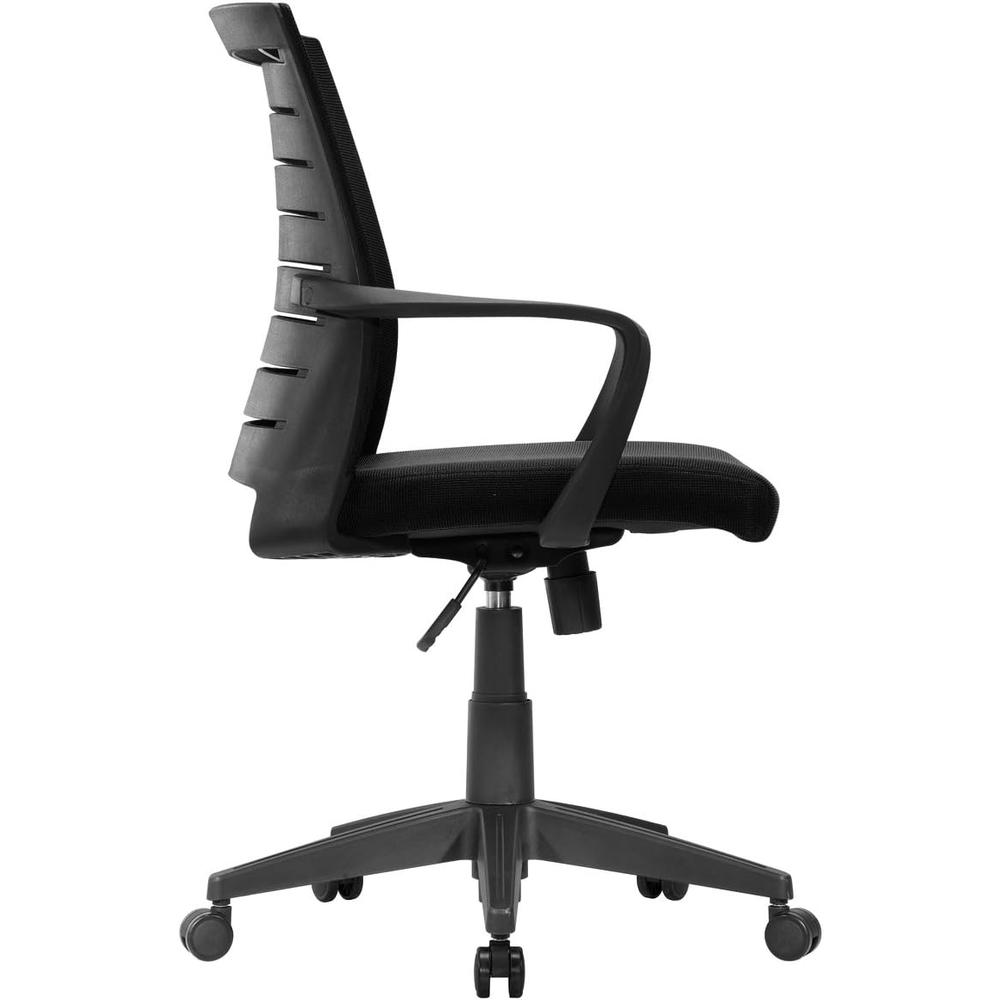 Black Mesh Rainbow Task Office Chair. Picture 2