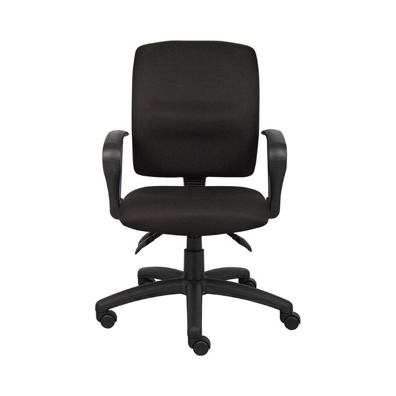 Multi-Function Adjustable Loop Arms Office Chair - Fabric. Picture 1
