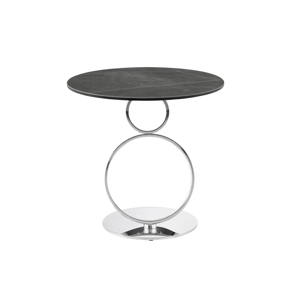 Satellite round extendable swivel coffee table in clear glass.. Picture 10