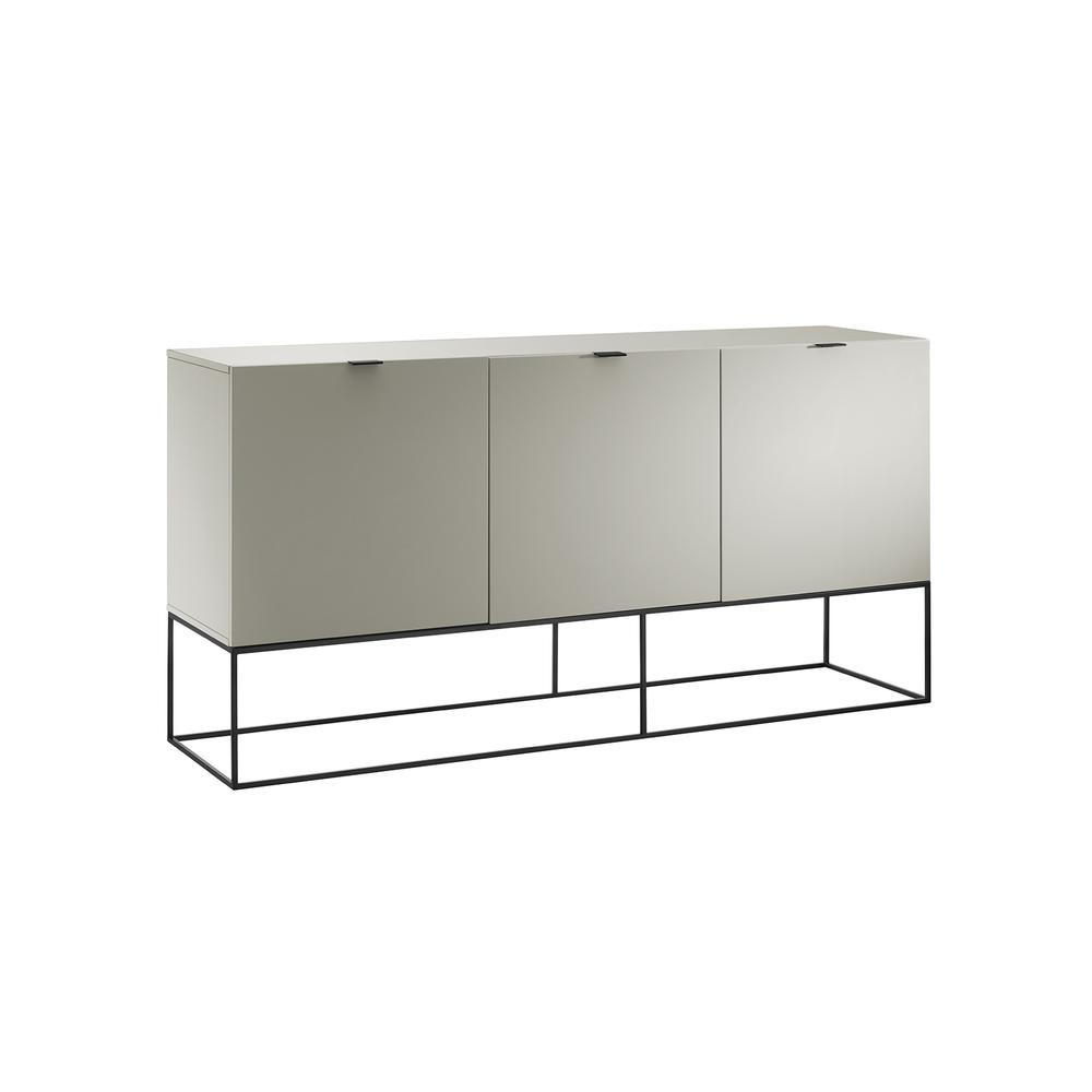 Vizzione buffet in taupe high gloss with storage.. Picture 1