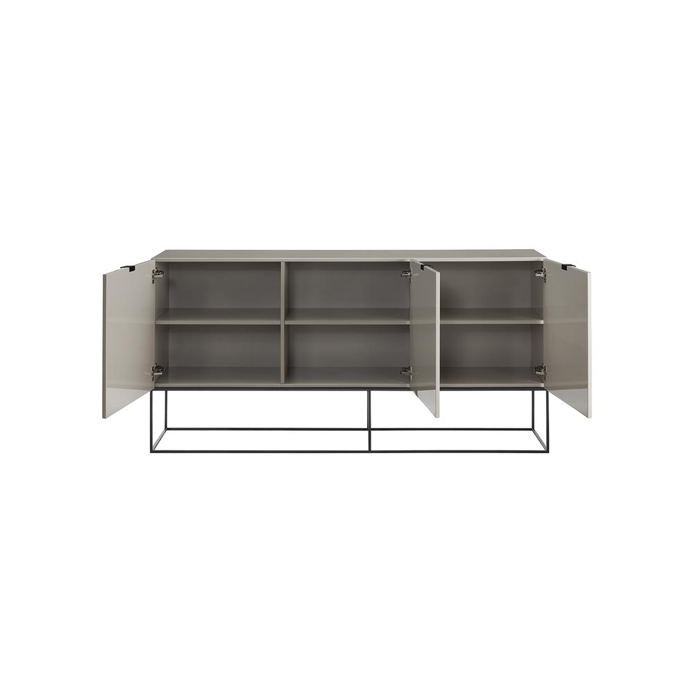 Vizzione buffet in taupe high gloss with storage.. Picture 4