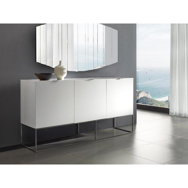 Vizzione buffet in white high gloss with storage.. Picture 1