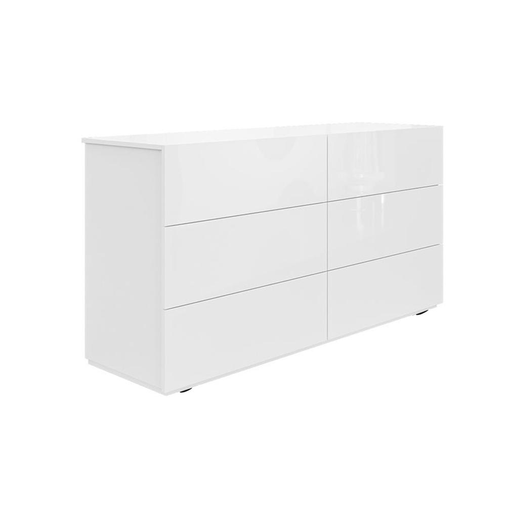 Ayla dresser in white high gloss.. Picture 1