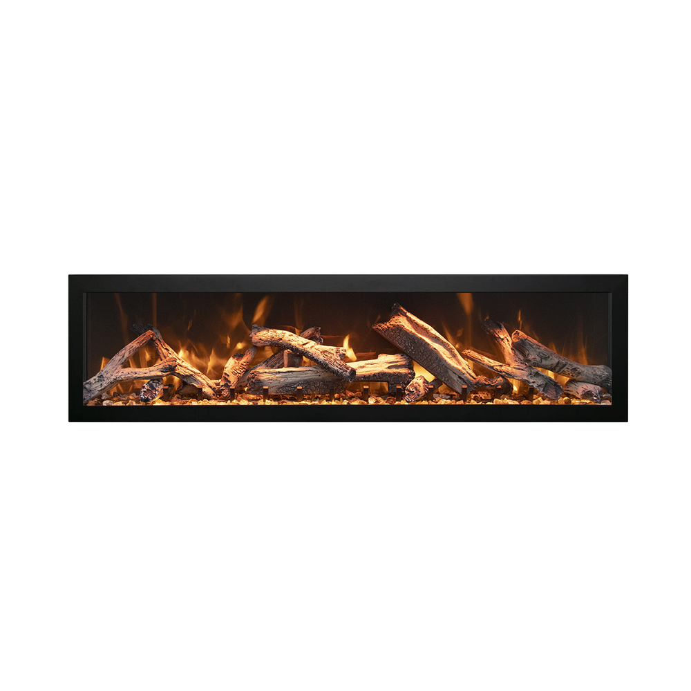 45" Deep Indoor or Outdoor Electric Built-in Fireplace. Picture 1