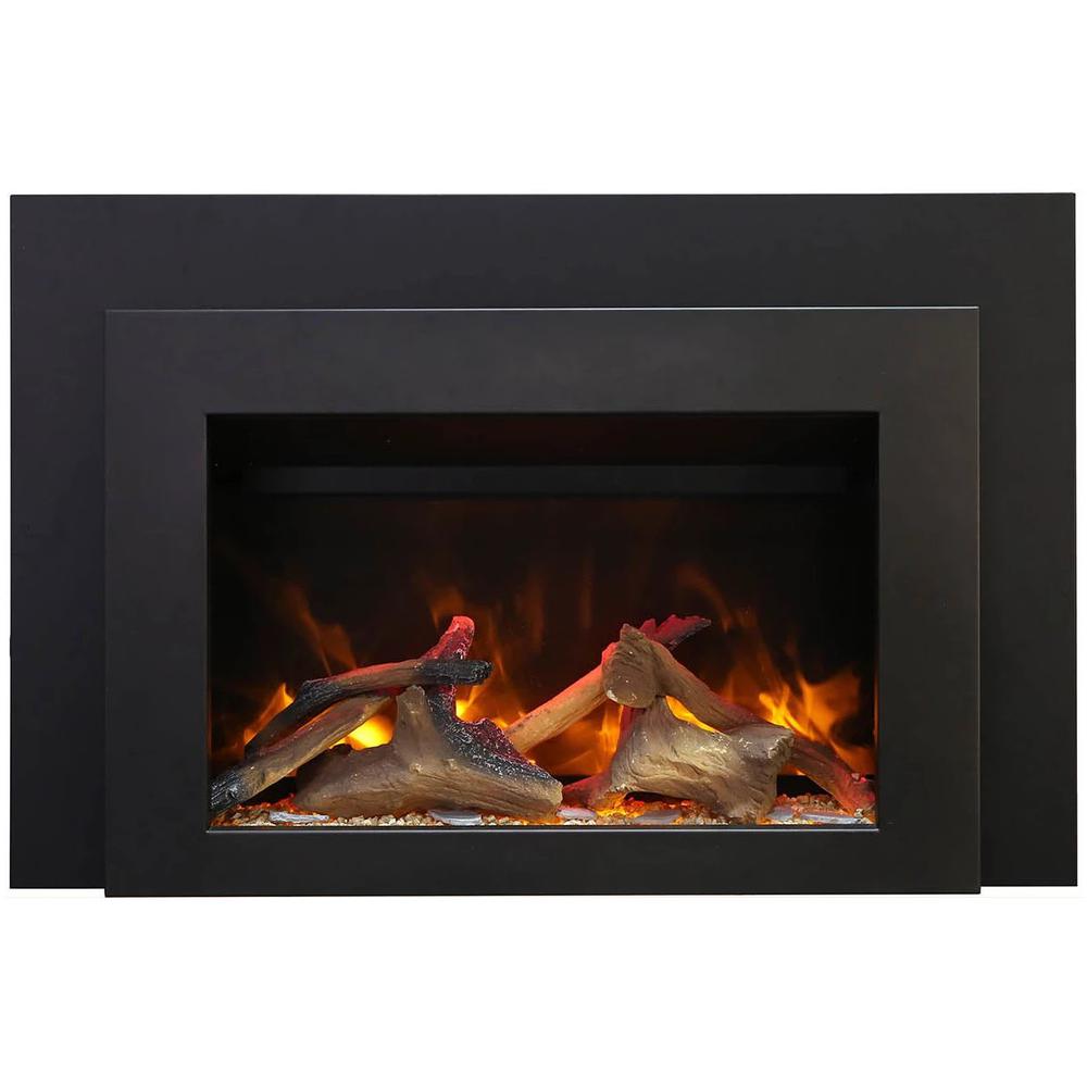 30" Insert Insert with Dual Steel Surround Fireplace. Picture 1