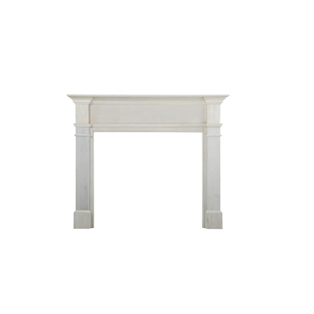 The Windsor 48" Fireplace Mantel Unfinished. Picture 1