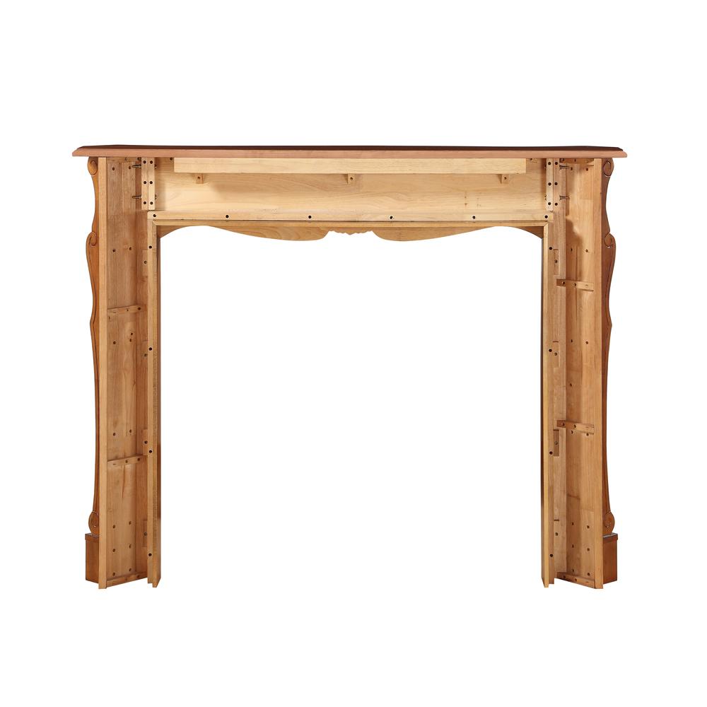The Deauville 48" Fireplace Mantel Fruitwood Finish. Picture 2