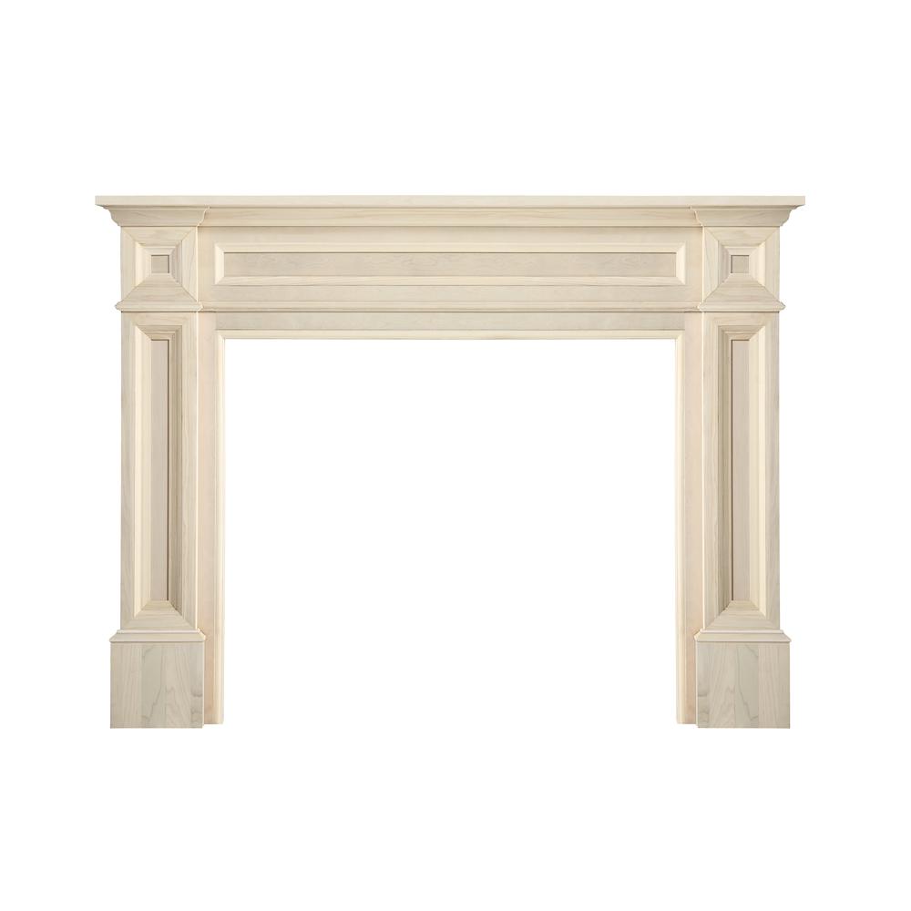 The Classique 56" Fireplace Mantel Unfinished. Picture 1