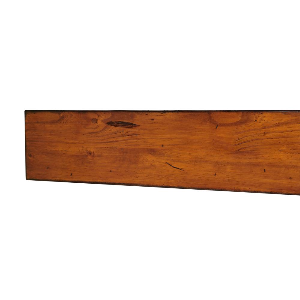 The Lexington 60" Shelf or Mantel Shelf Medium Rustic Distressed Finish. Picture 3