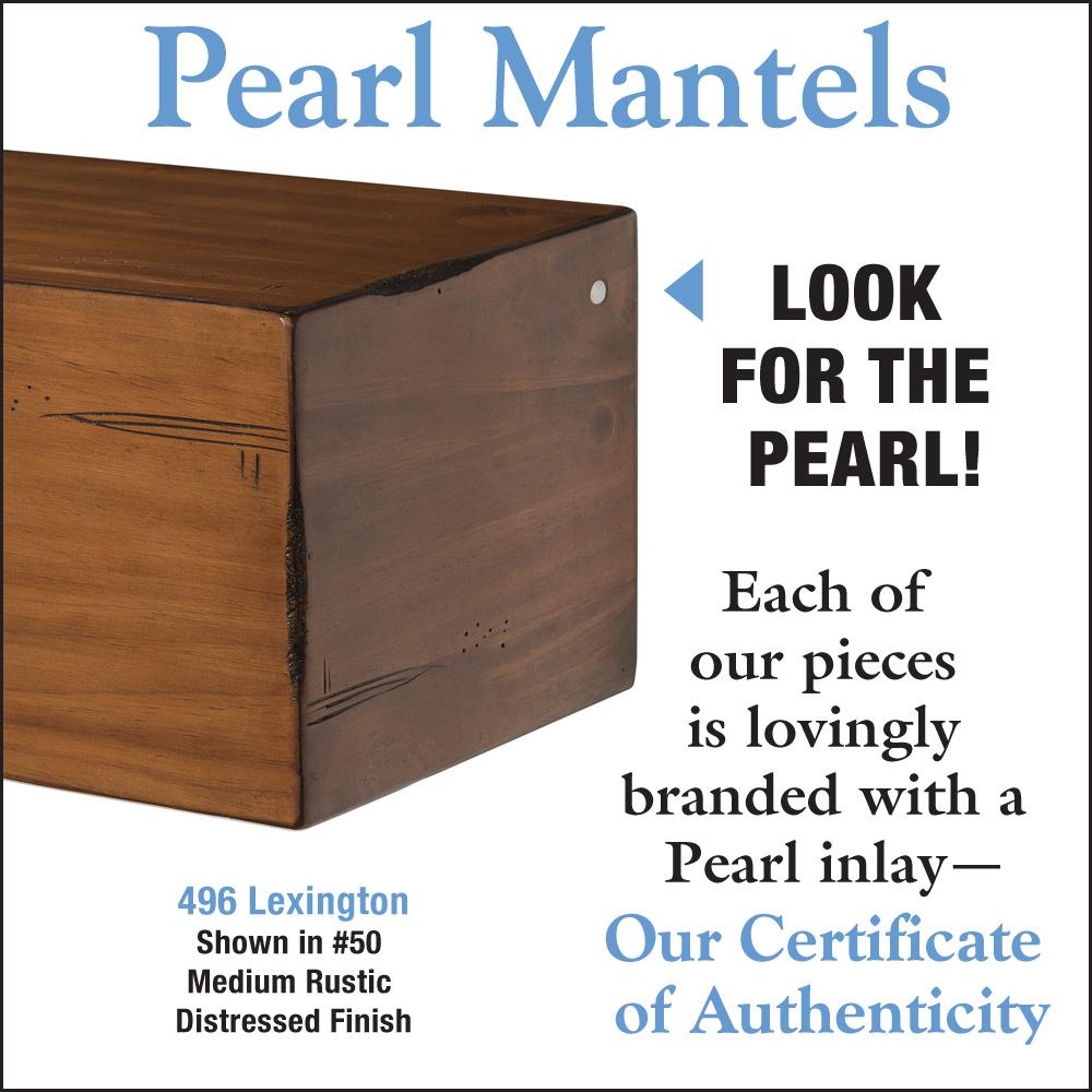 The Lexington 60" Shelf or Mantel Shelf Medium Rustic Distressed Finish. Picture 7