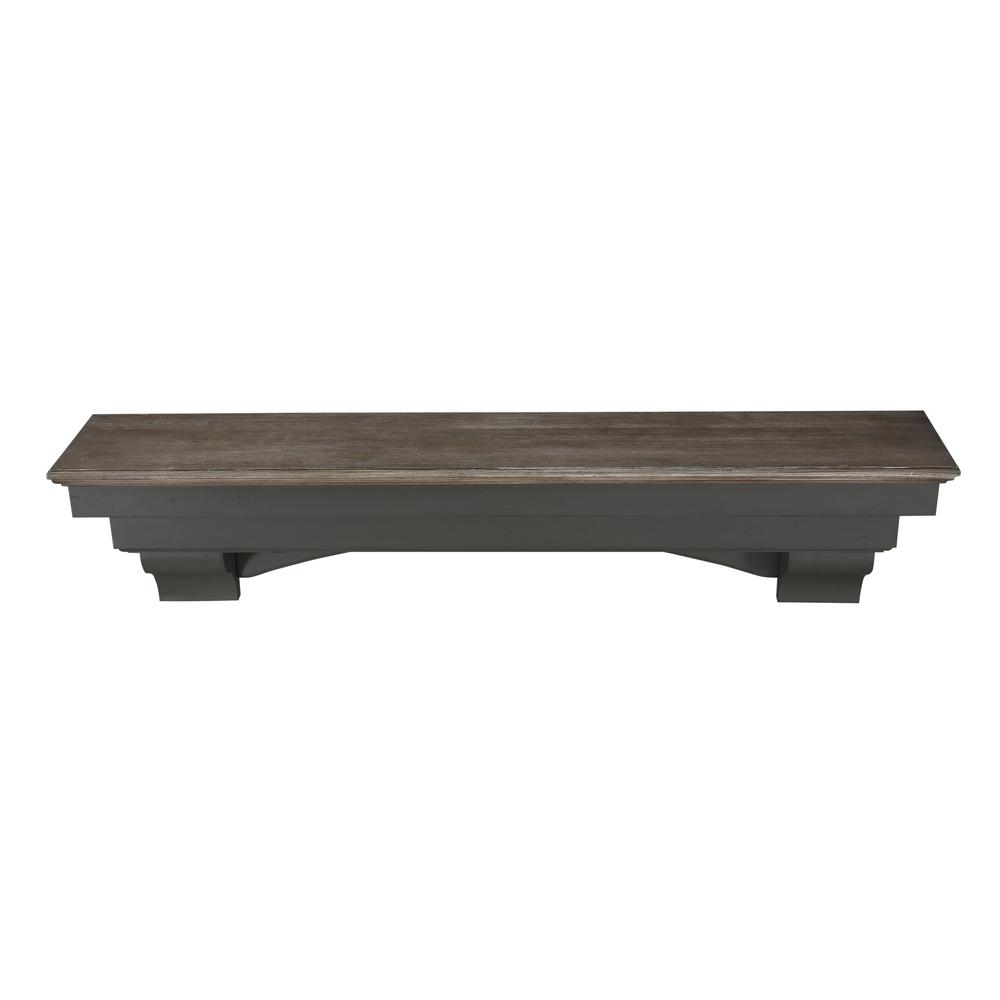 The Hadley 72" Shelf or Mantel Shelf Cottage Distressed Finish. Picture 5